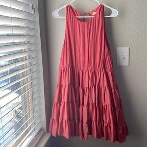 Pink Tiered Boutique Dress! NEVER WORN!